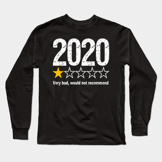 2020 bad review would not recommend shirt Long Sleeve T-Shirt by Shirtigator